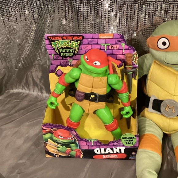 NWT Teenage Mutant Ninja Turtles Toy Gift Bundle- 9pc. - Picture 7 of 16